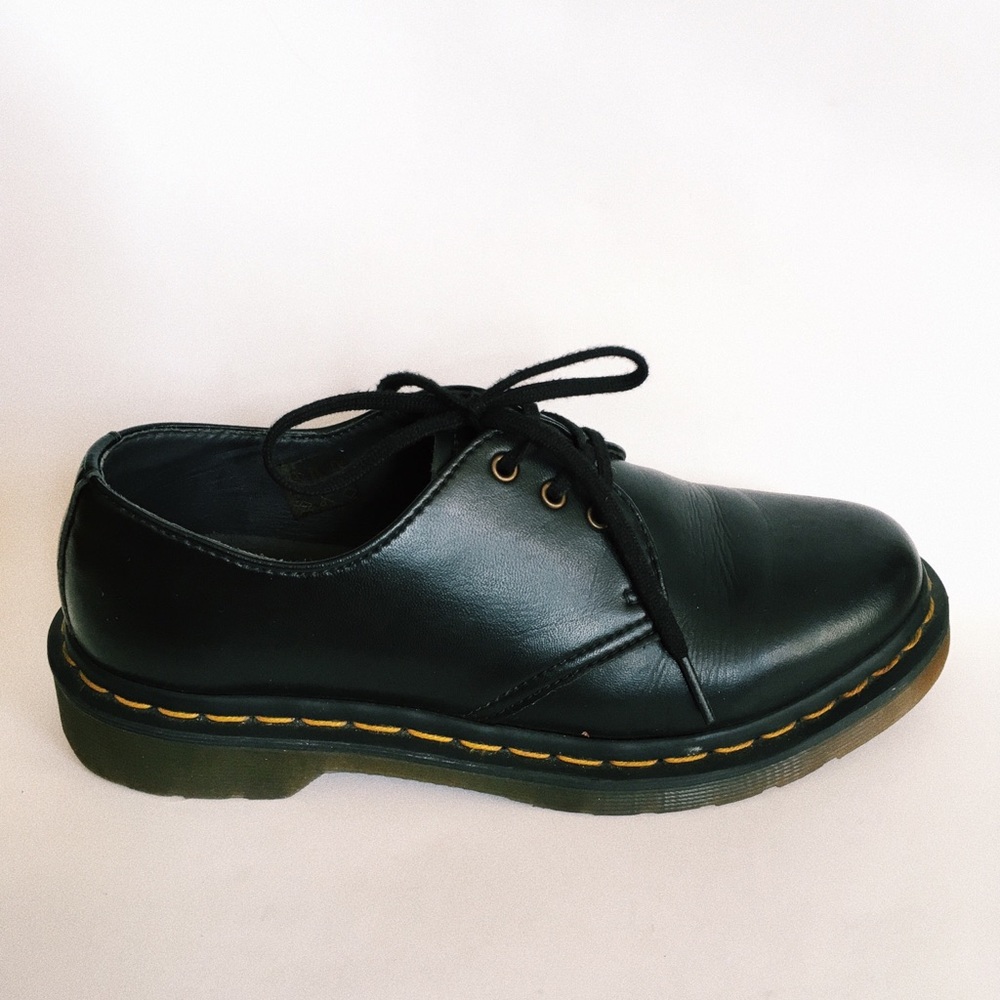Dr. Martens 3-Eye Oxford 1461 Black Vegan Leather